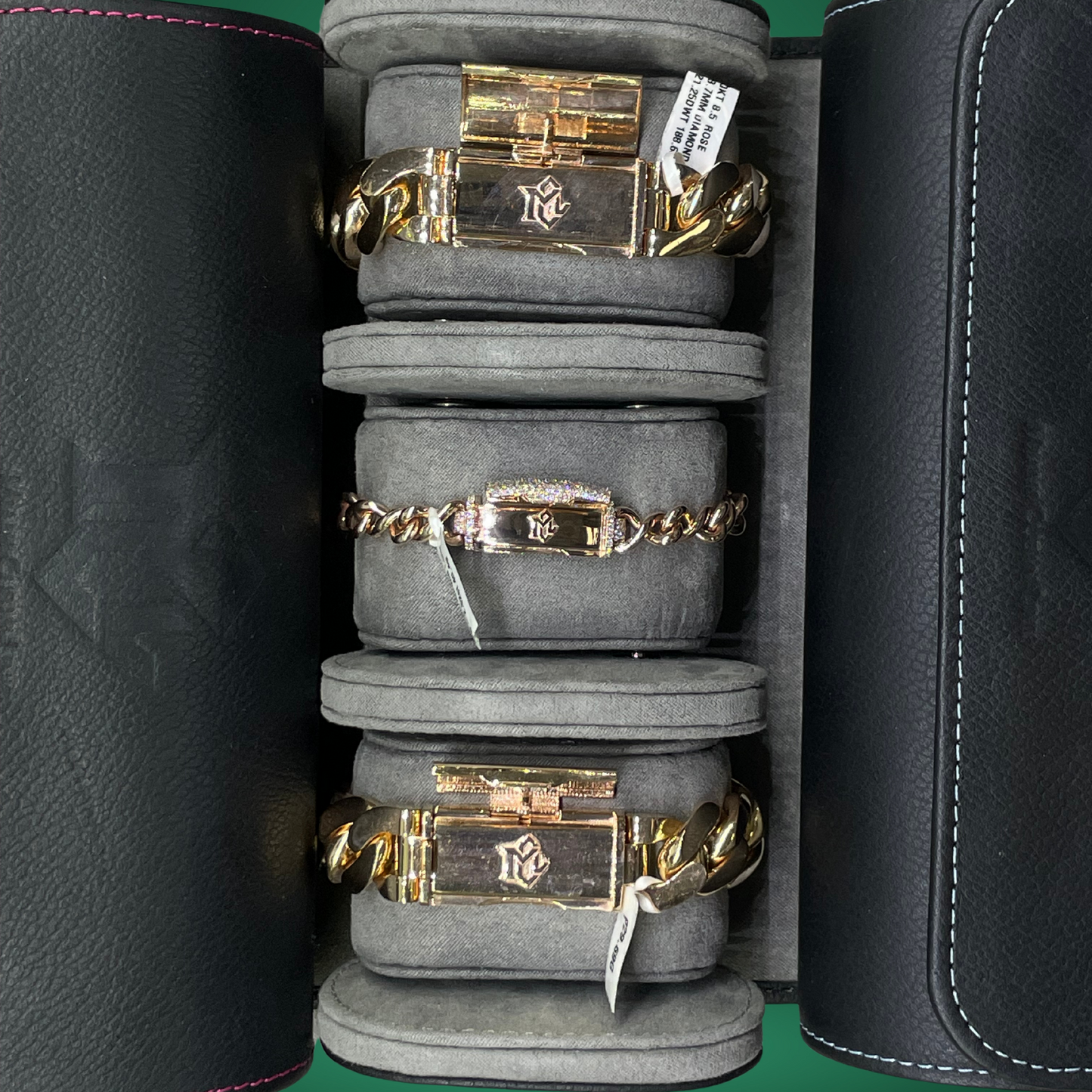 Miami Cuban Link Watch Travel Case