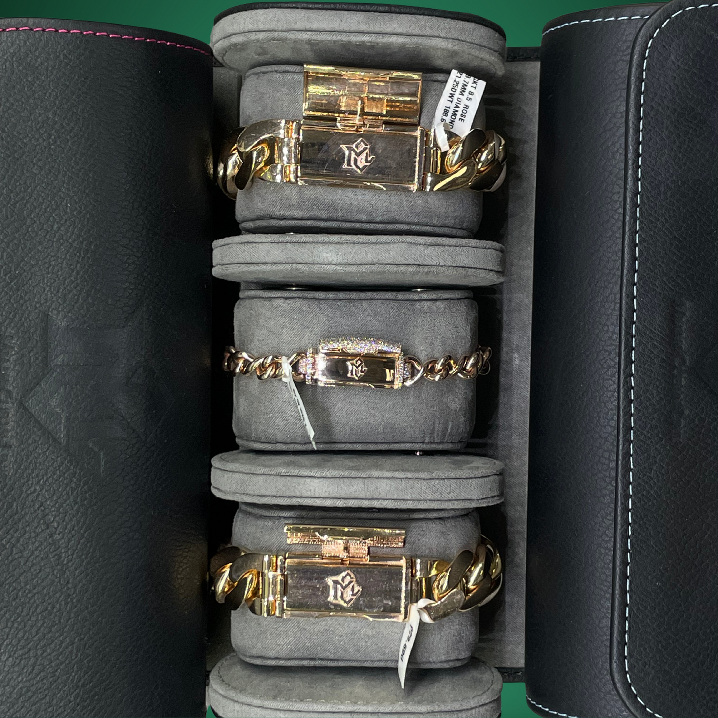 Miami Cuban Link Watch Travel Case