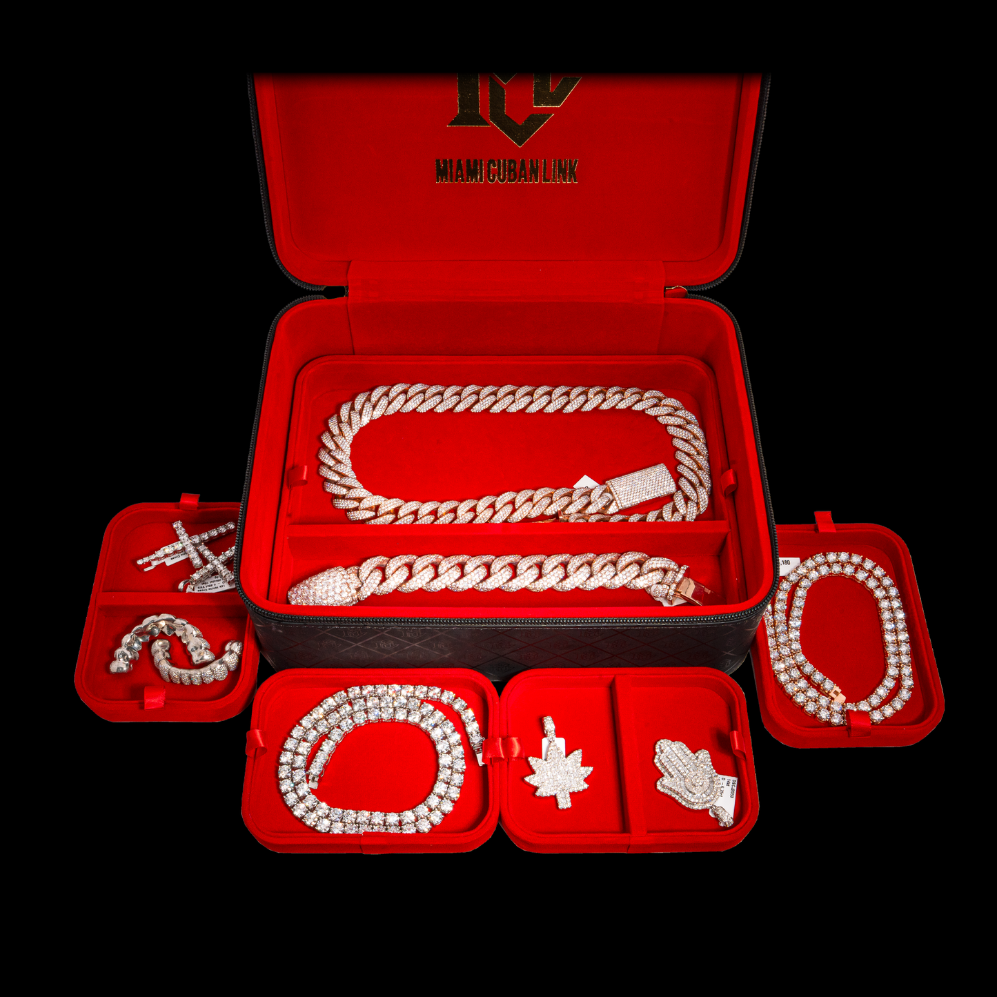 Miami Cuban Link Voyage Travel Jewelry Case