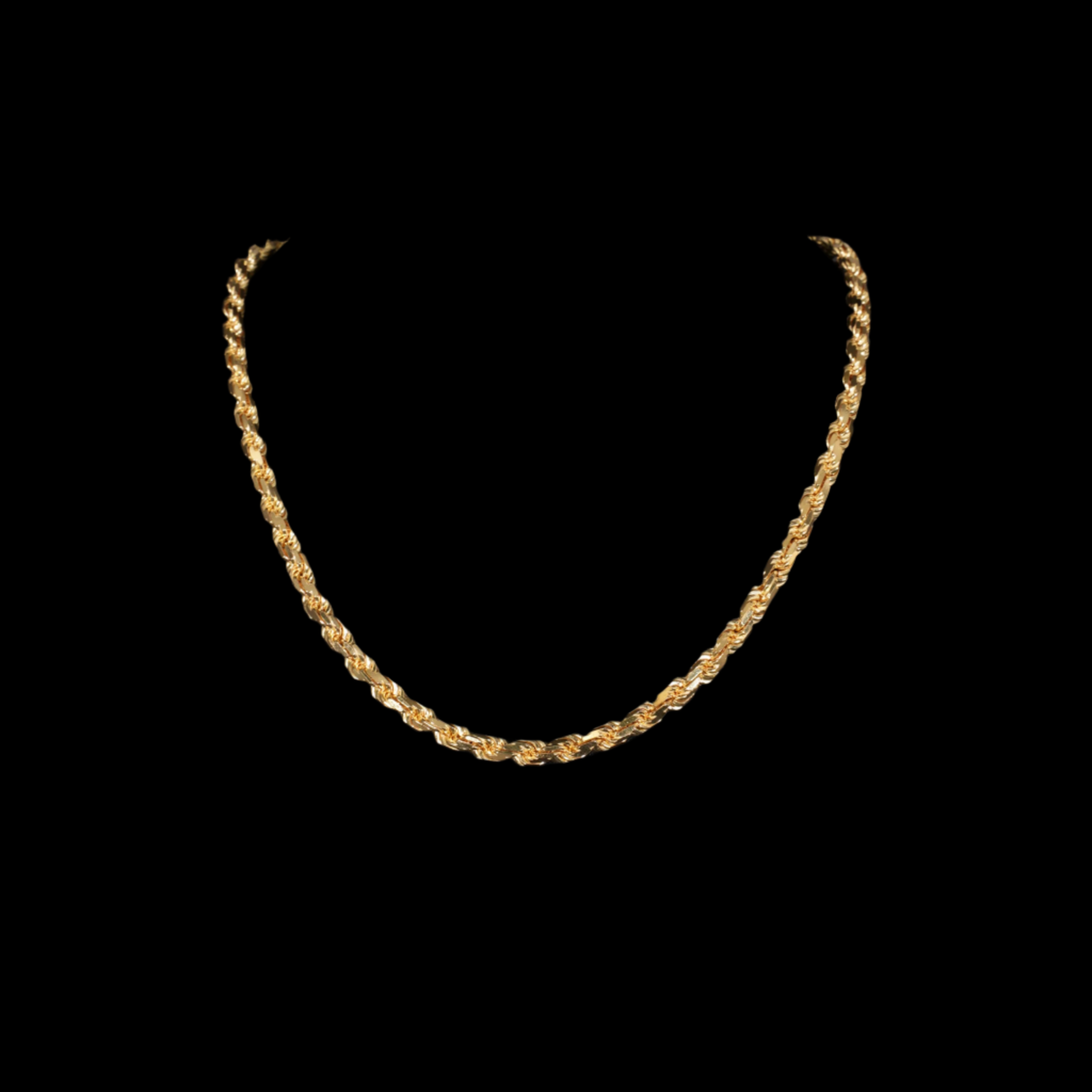 14k Yellow Gold 5.5mm Rope Chain