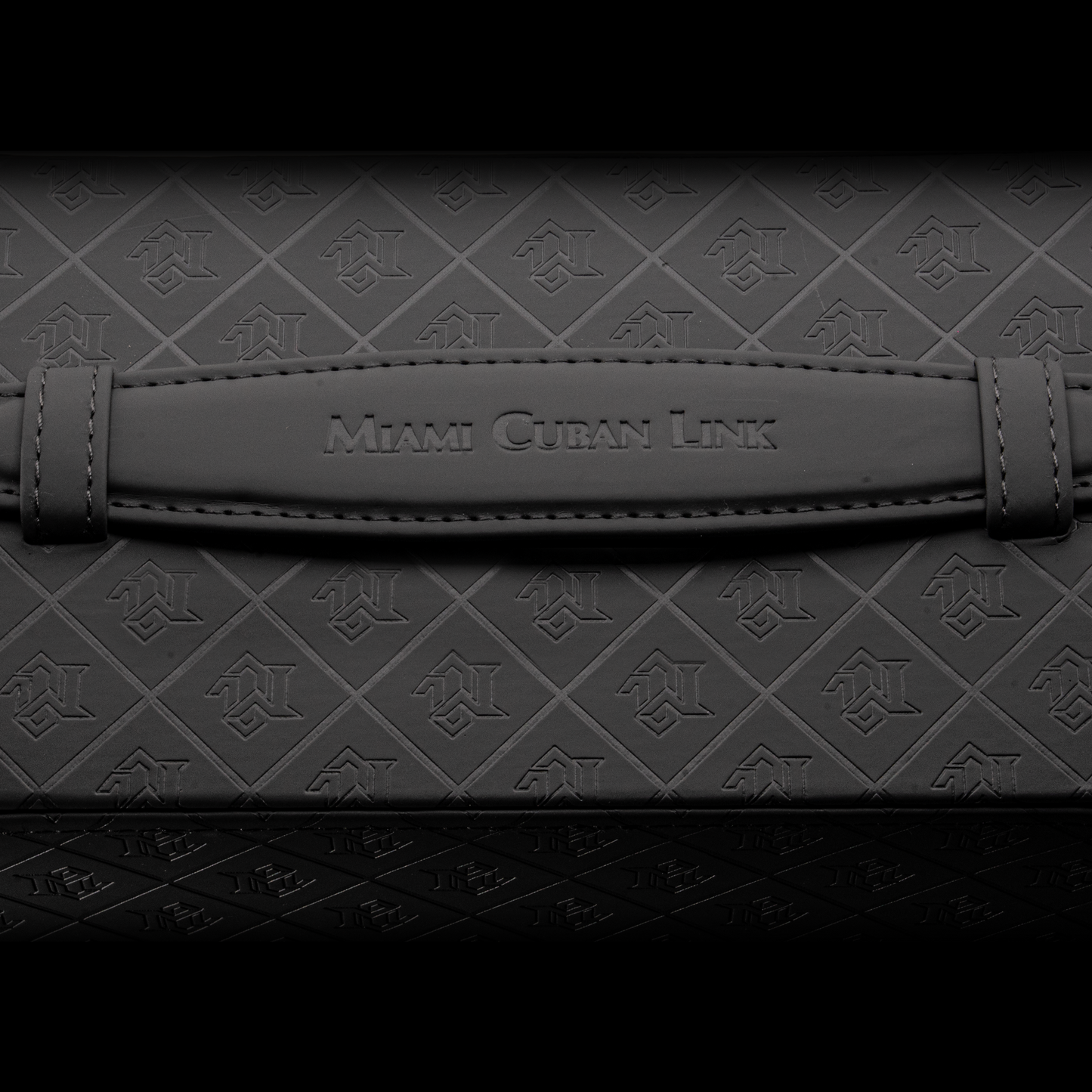 Miami Cuban Link Voyage Travel Jewelry Case - Grey Green