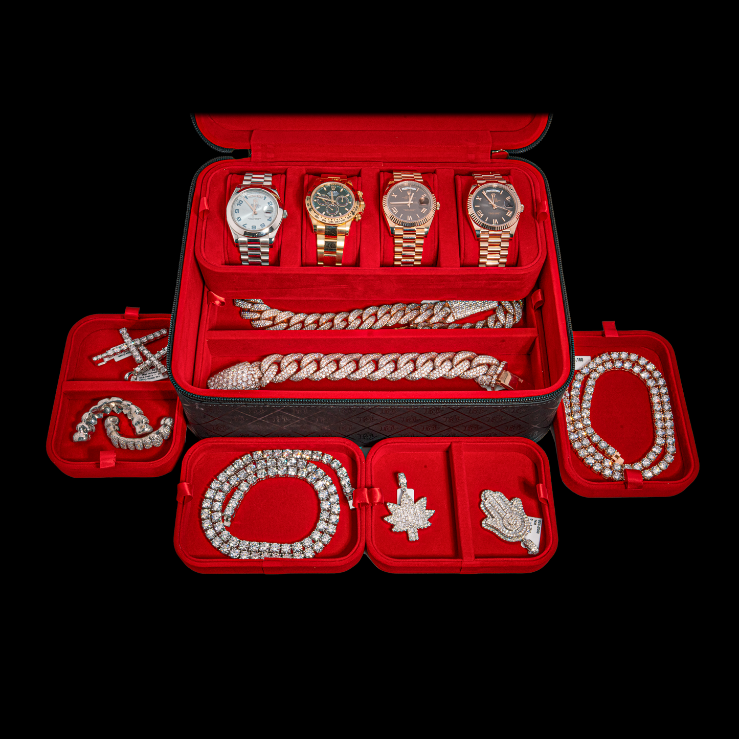 Miami Cuban Link Voyage Travel Jewelry Case