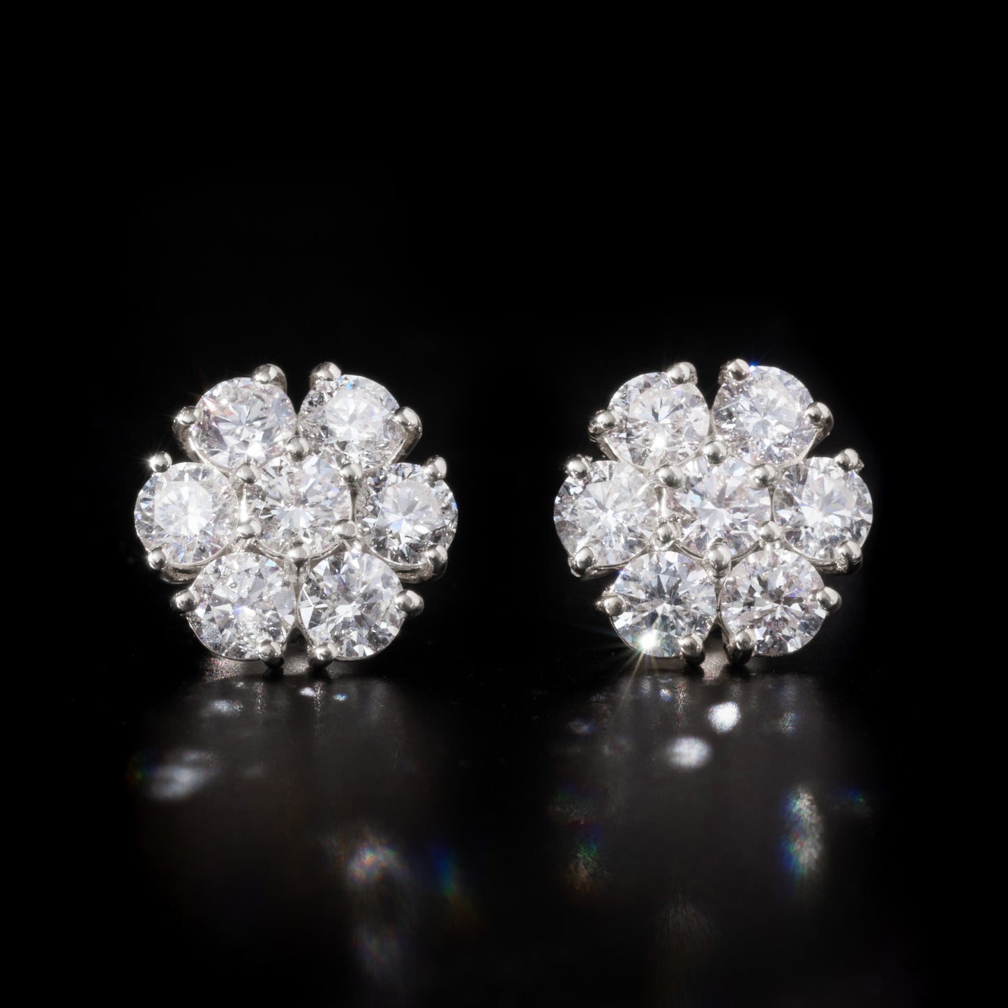 VVS Flower Set Earrings