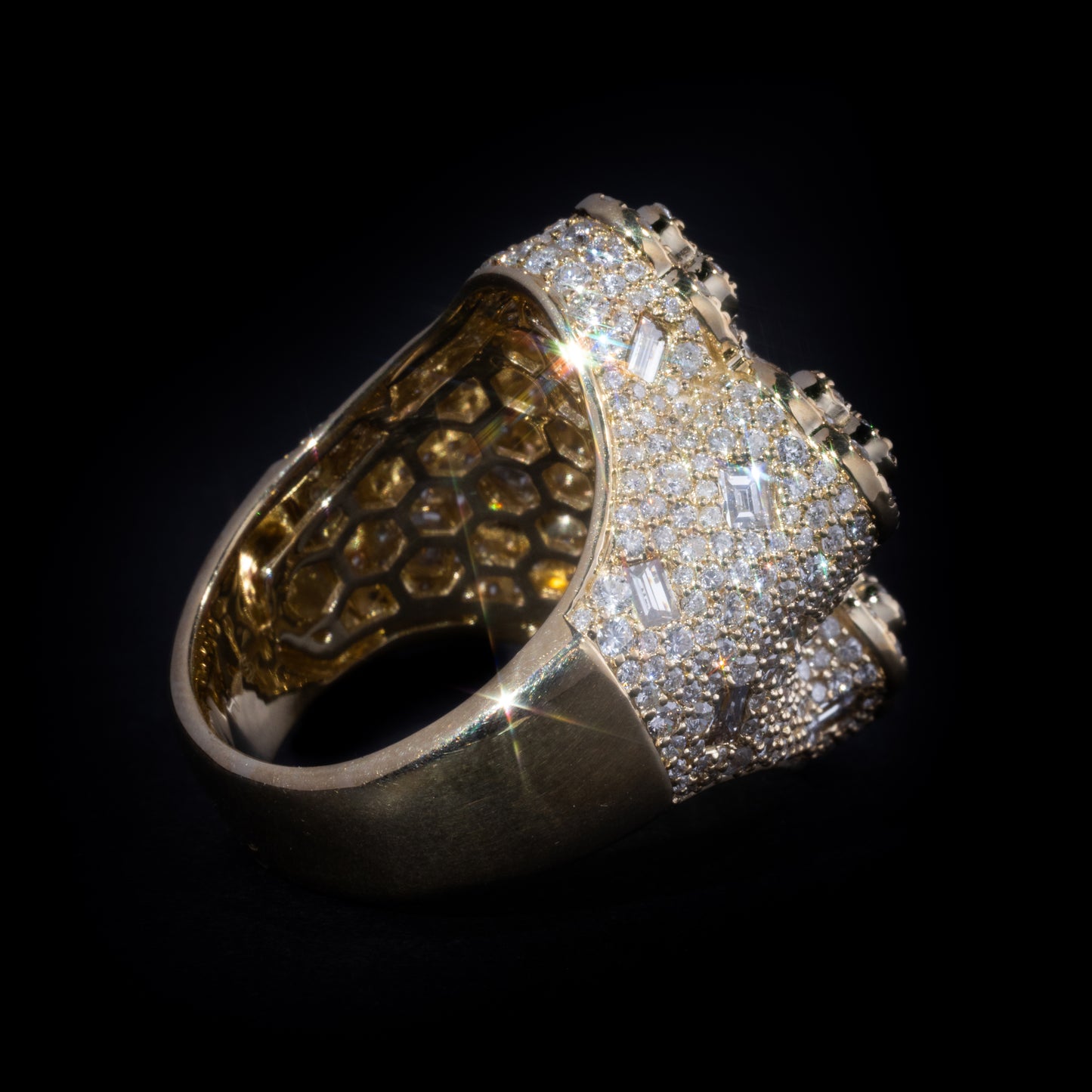 10k Baguette/Rounds Cross Ring