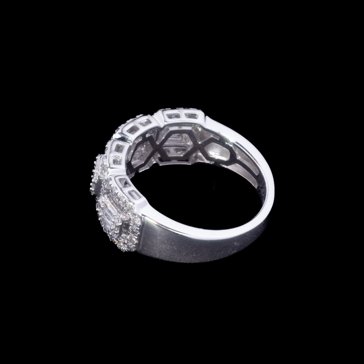 14k White Gold Diamond Eternity Ring