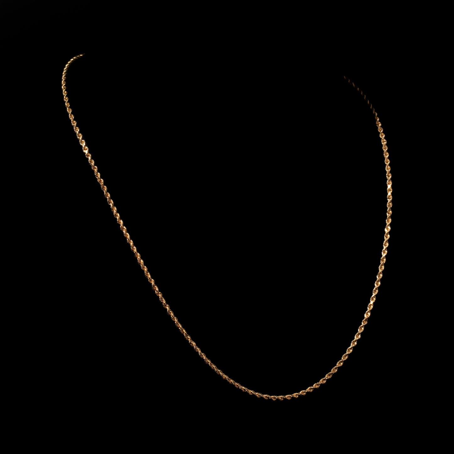 10k Yellow Gold 1.95mm Rope Chain