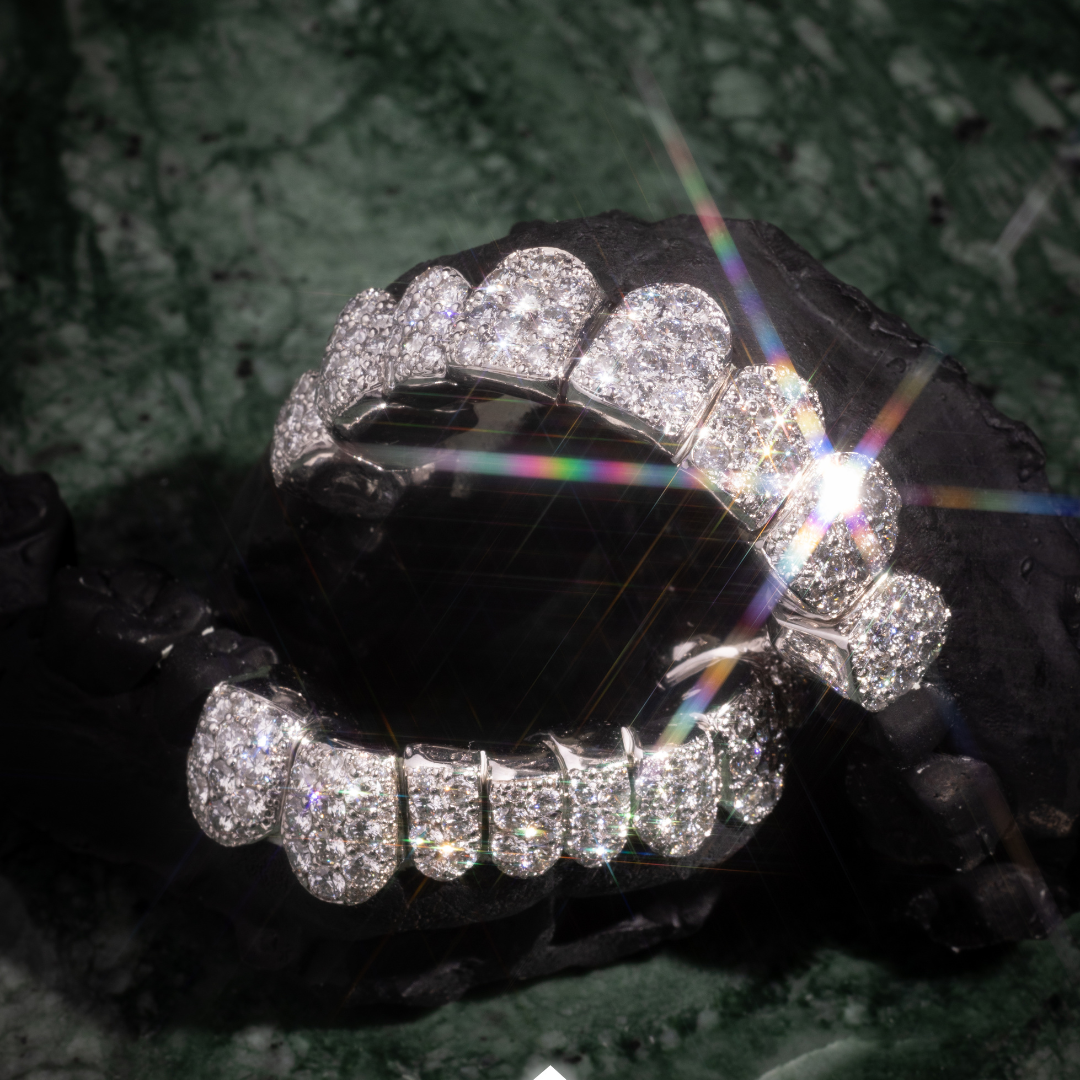 VVS Honeycomb Diamond Grillz