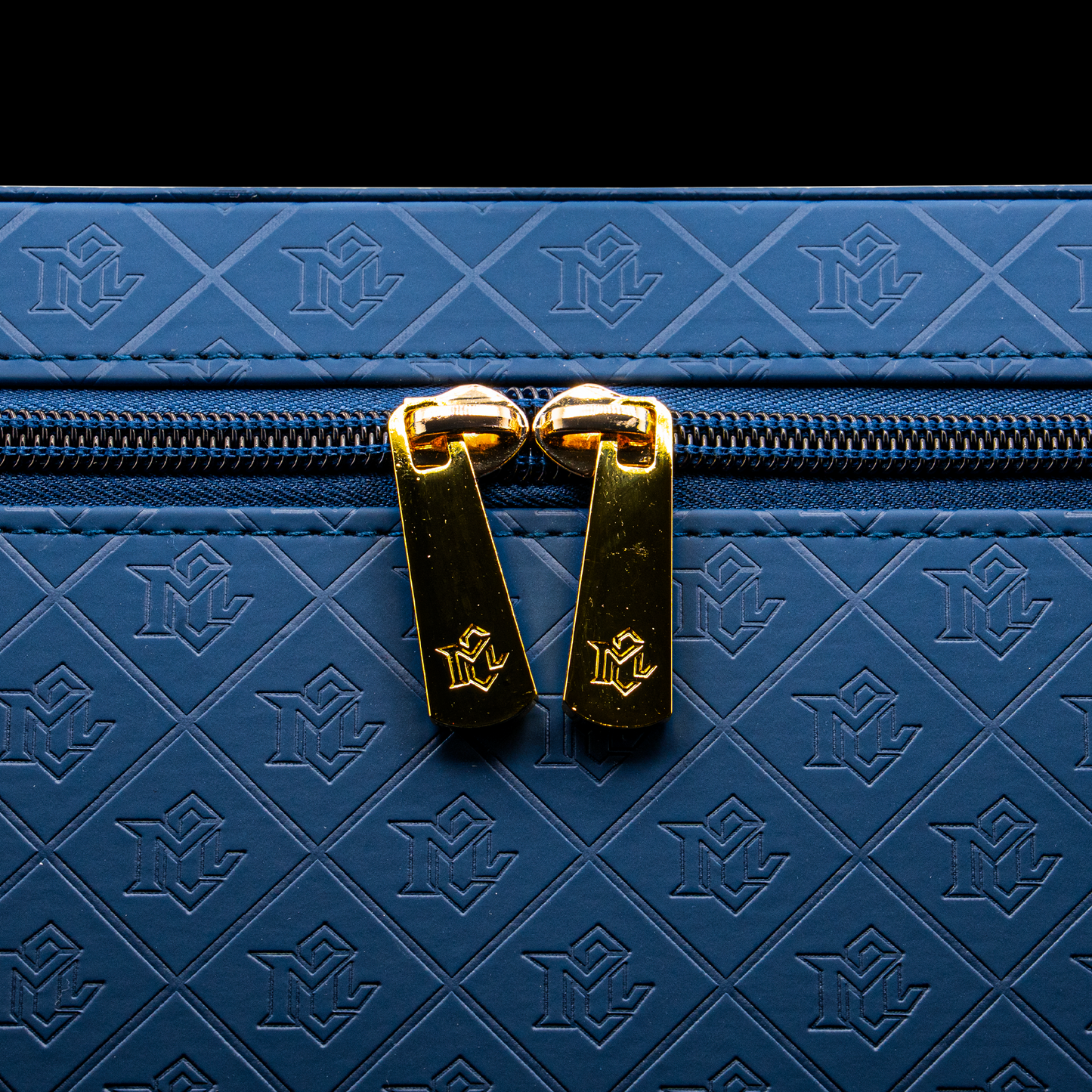Miami Cuban Link Voyage Travel Jewelry Case - Blue