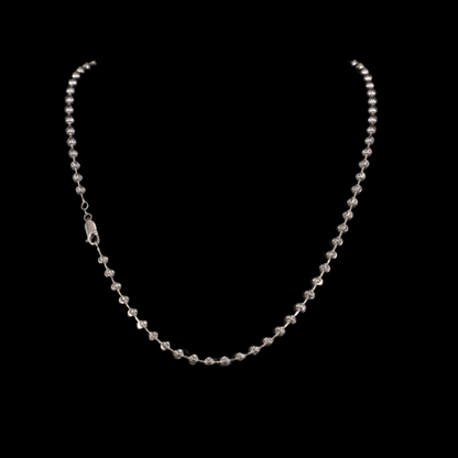 14k White Gold 4.8mm Rope Chain