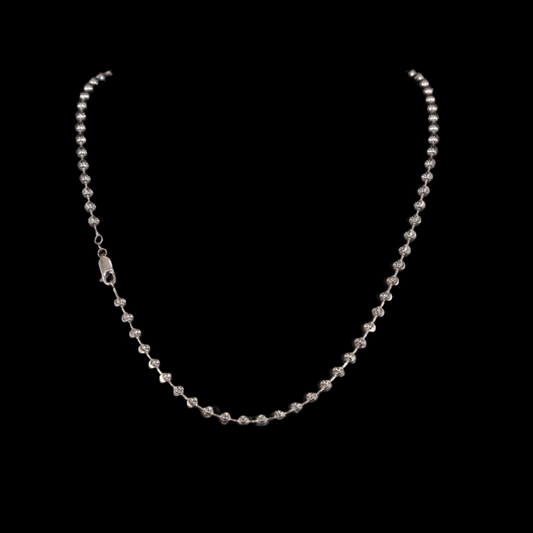 14k White Gold 4.8mm Rope Chain