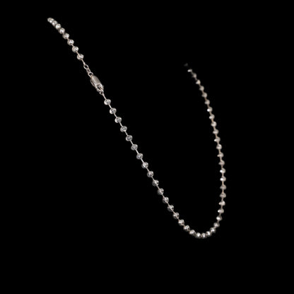 14k White Gold 4.8mm Rope Chain
