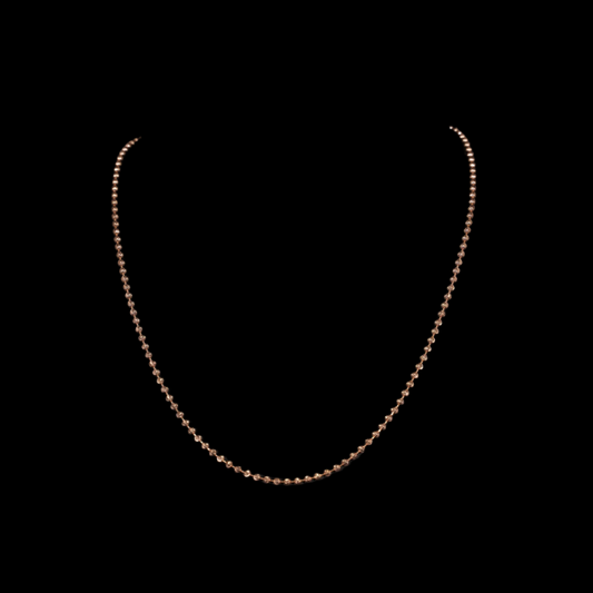 14k Rose Gold Mooncut Chain