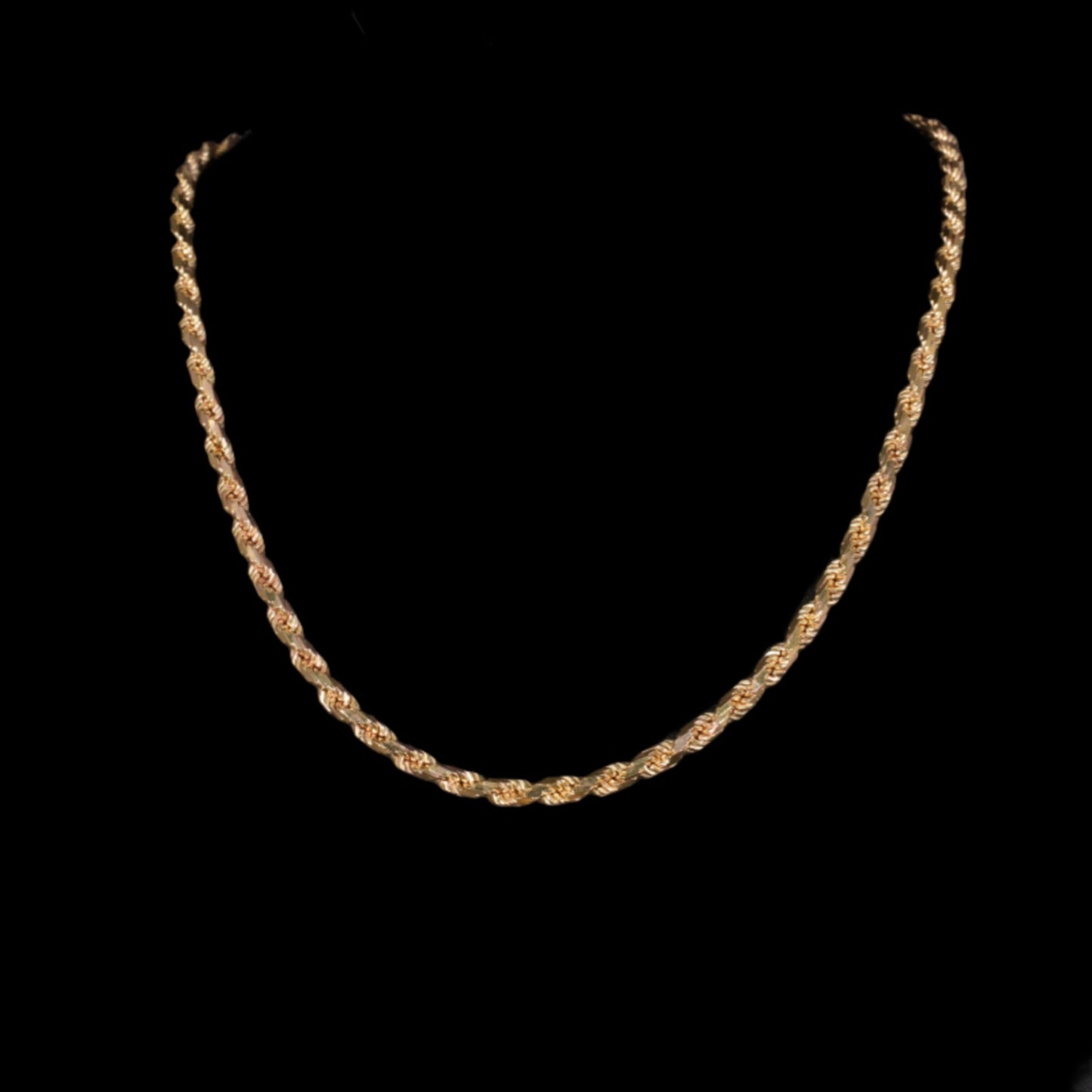 14k Yellow Gold 4.25mm Rope Chain