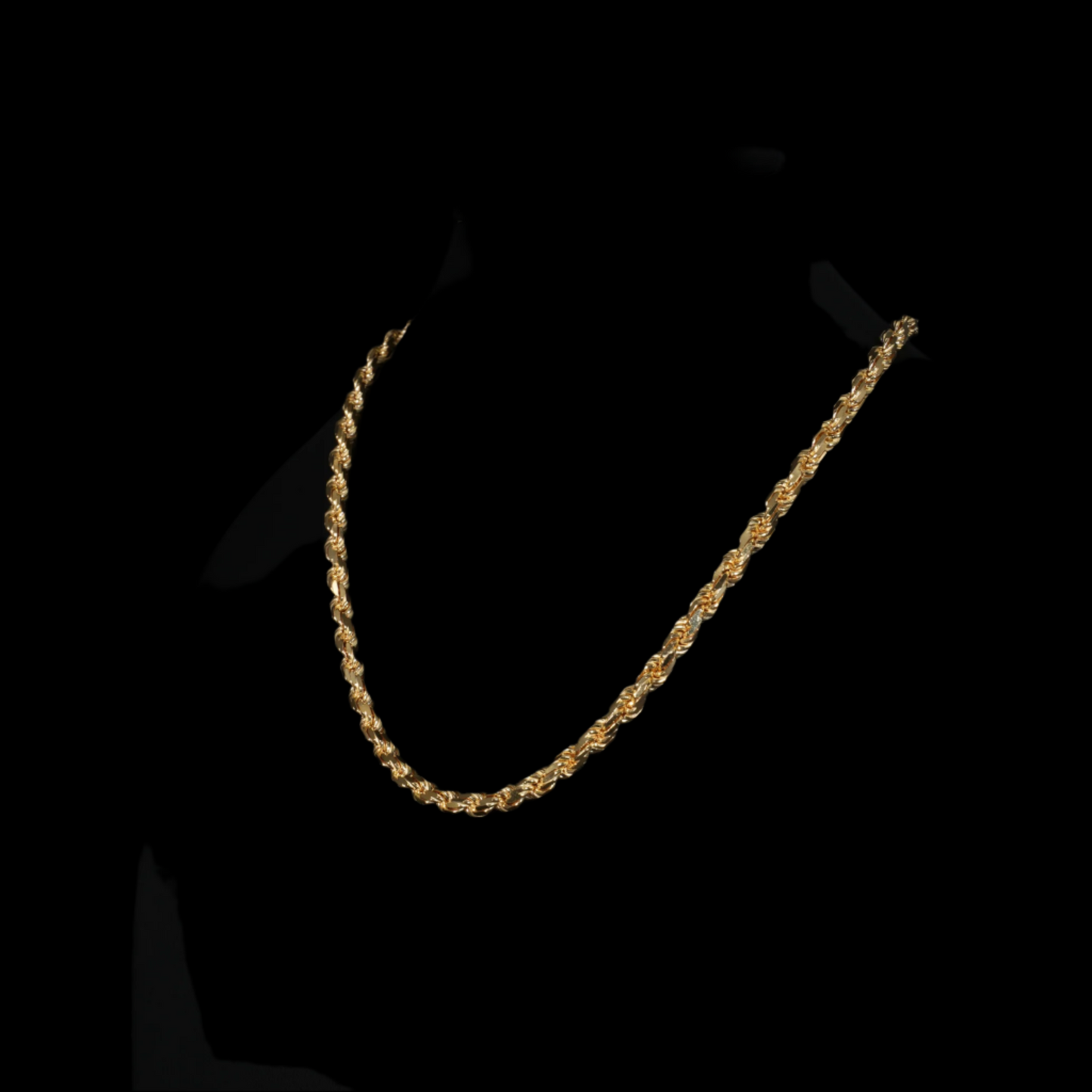 14k Yellow Gold 5.5mm Rope Chain