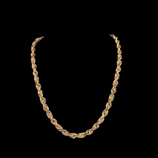 14k Yellow Gold 8.5mm Rope Chain