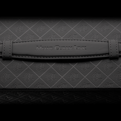 Miami Cuban Link Voyage Travel Jewelry Case - Grey Green