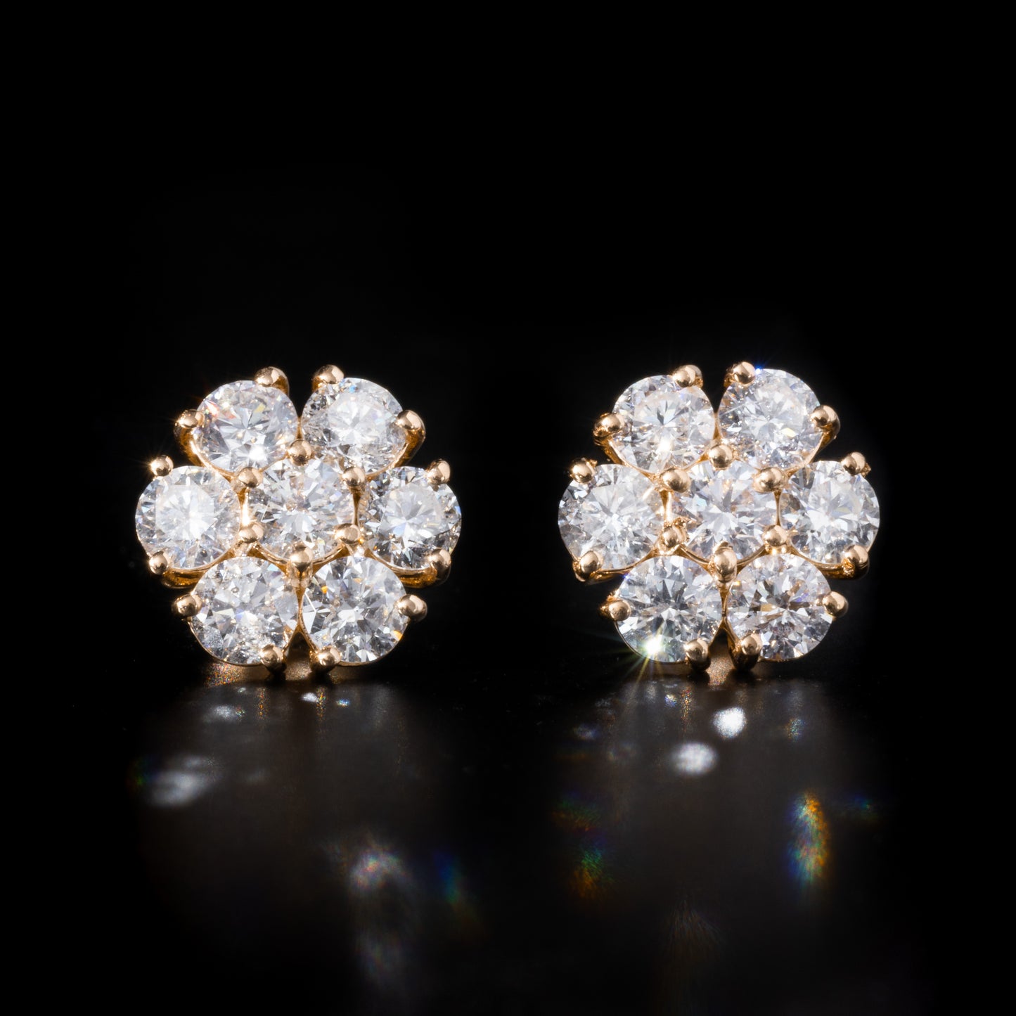 VVS Flower Set Earrings