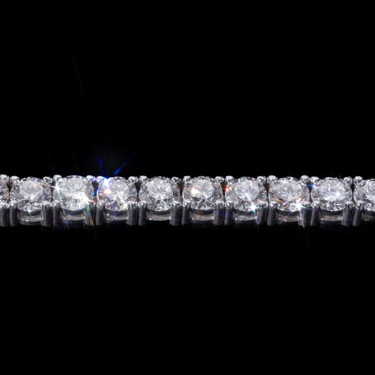 14k White Diamond Tennis Bracelet