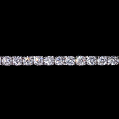 14k White Diamond Tennis Bracelet
