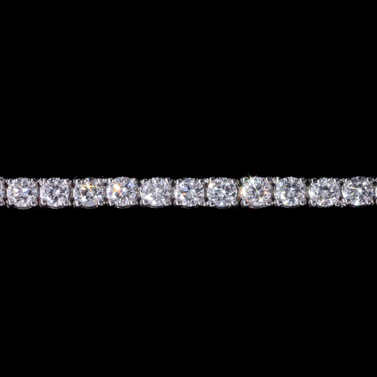 14k White Diamond Tennis Bracelet