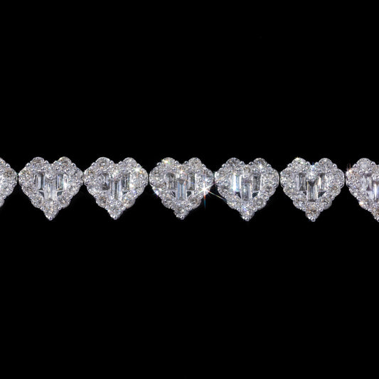 14k Heart Bracelet