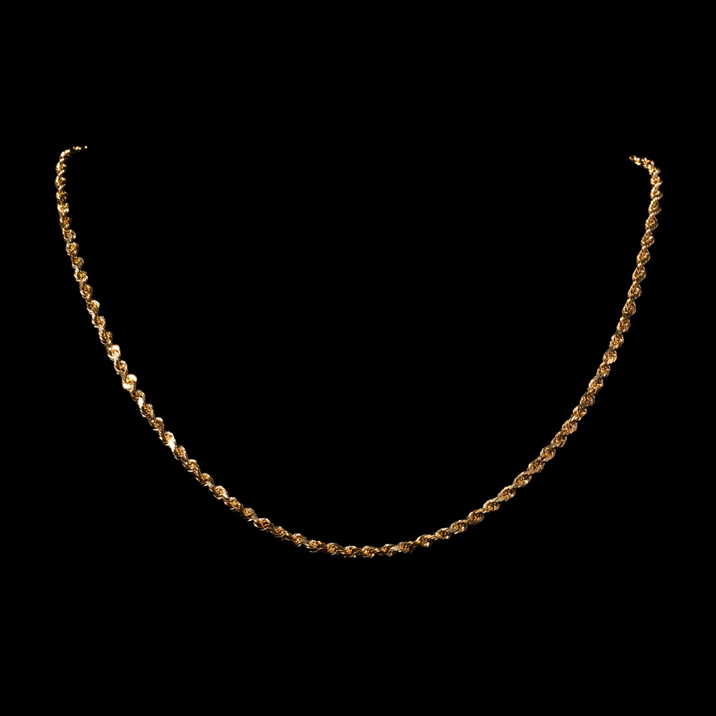 10k Yellow Gold 3.2mm Rope Chain