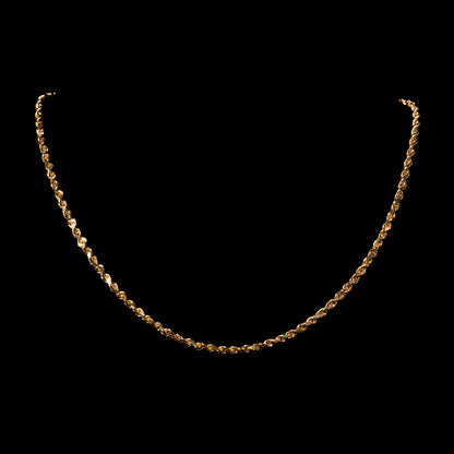10k Yellow Gold 3.2mm Rope Chain