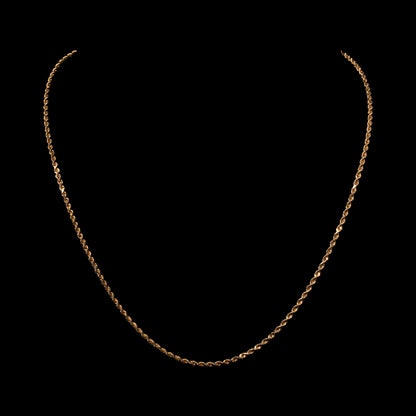 10k Yellow Gold 1.95mm Rope Chain