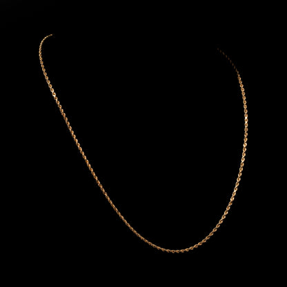 10k Yellow Gold 1.95mm Rope Chain