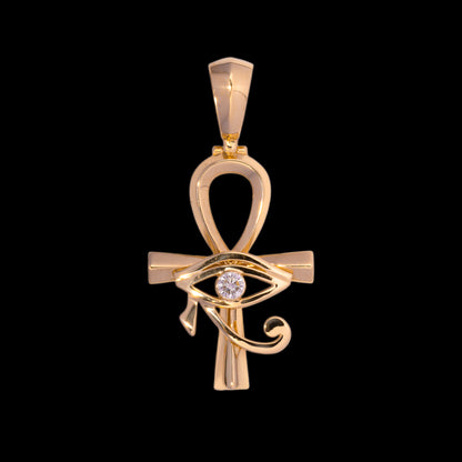 10kt Yellow Gold ANKH Pendant