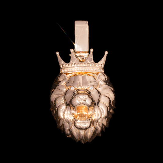 10kt Yellow Gold Lion Head
