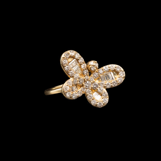 Golden Flutter Ring