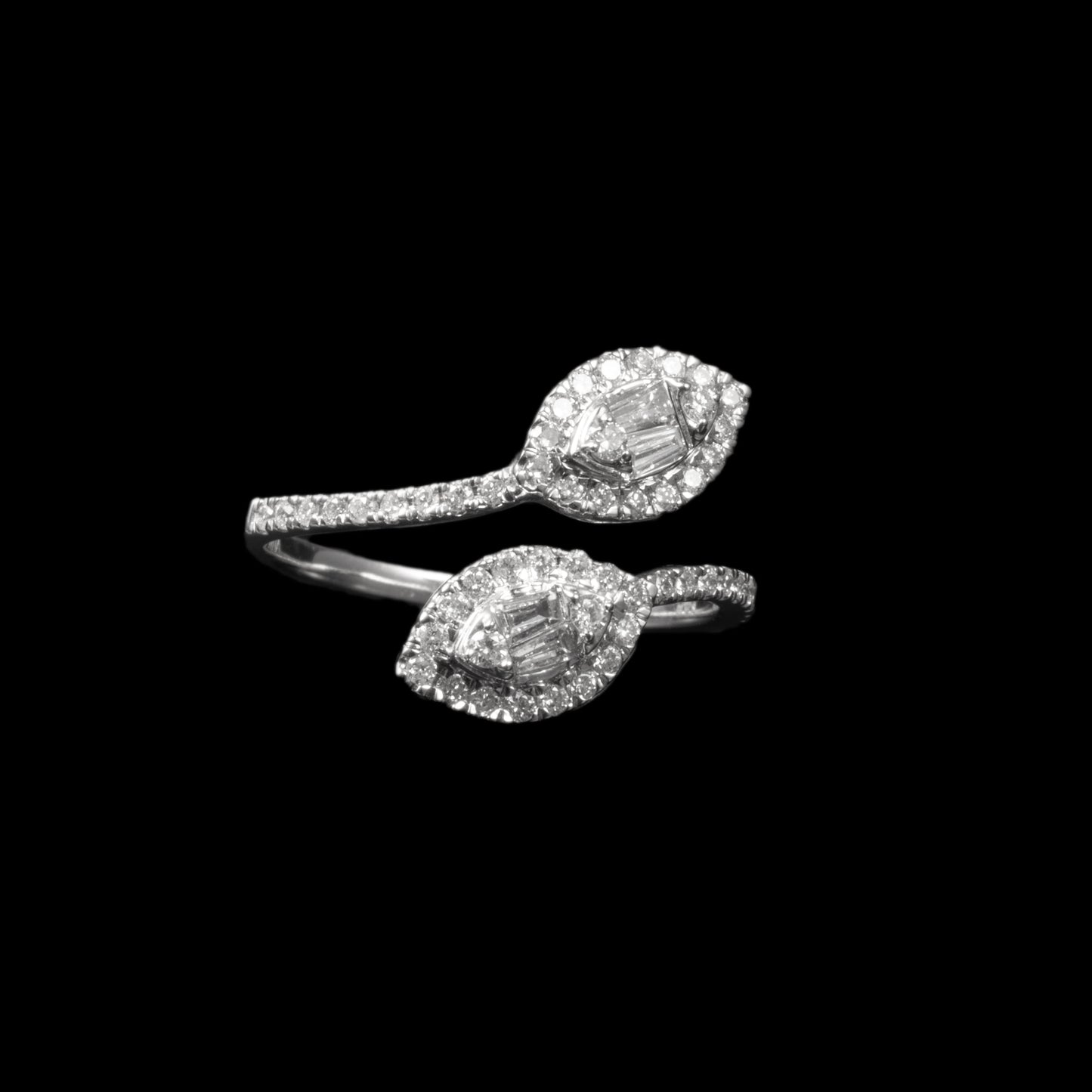 The Celeste Leaf Ring