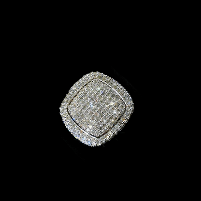 10KT WHITE GOLD CHAMPION RING WITH DIAMOND