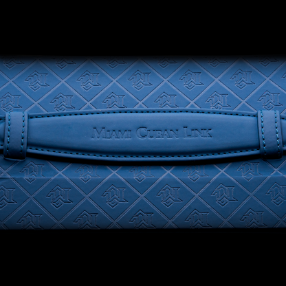 Miami Cuban Link Voyage Travel Jewelry Case - Blue